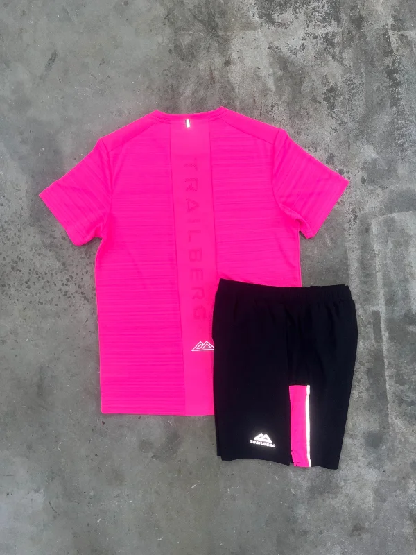 Trailberg Cloud SS24 Pink Set - T Shirt / Short