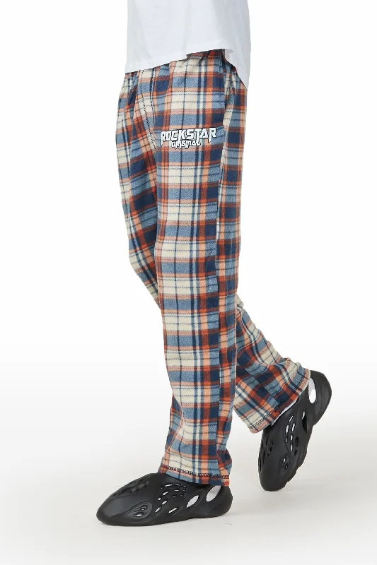 Nigel Blue/Ivory Plaid Pajamas