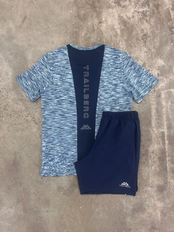 Trailberg Space Blue Set - T Shirt / Shorts