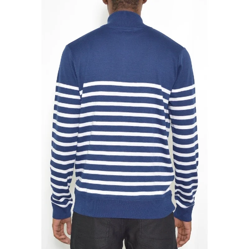 Quarter Zip Stripe Polluver