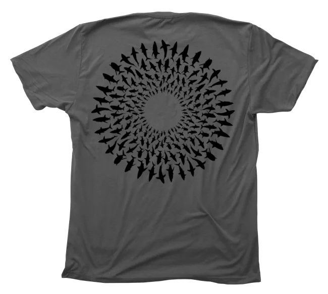 Great White Shark Mandala T-Shirt