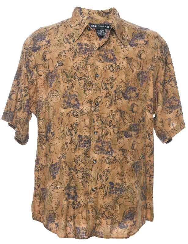 1990s Foliage Shirt - L