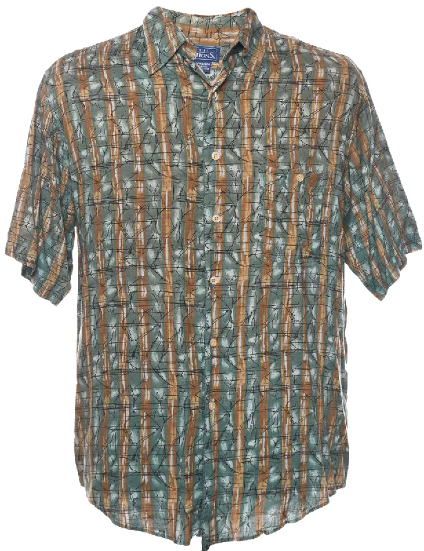 1990s Short Sleeve Shirt - M