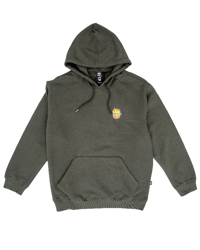 X Spitfire Hoodie in Olive Green