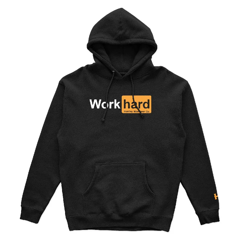 HX-717 Heavyweight Hoodie "Work Hard"