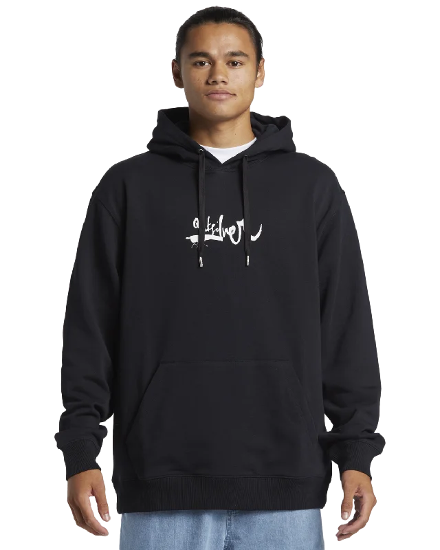 DNA Impaired Logo Hoodie in Black