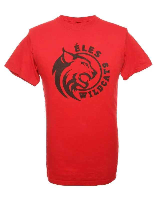 Eles Wildcats Football Sports T-shirt - L