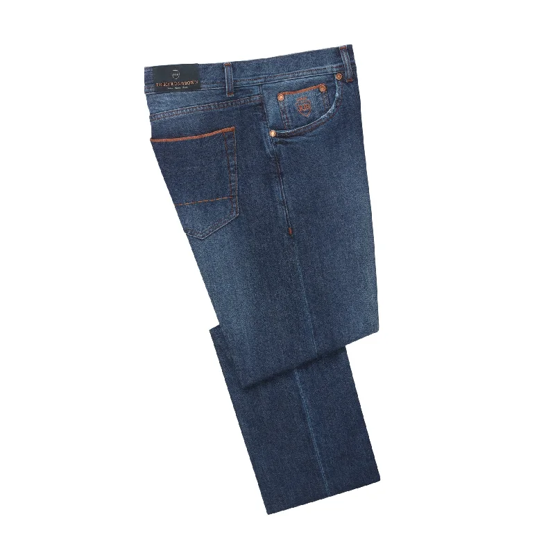 "Milano" Regular-Fit Selvedge Denim Jeans