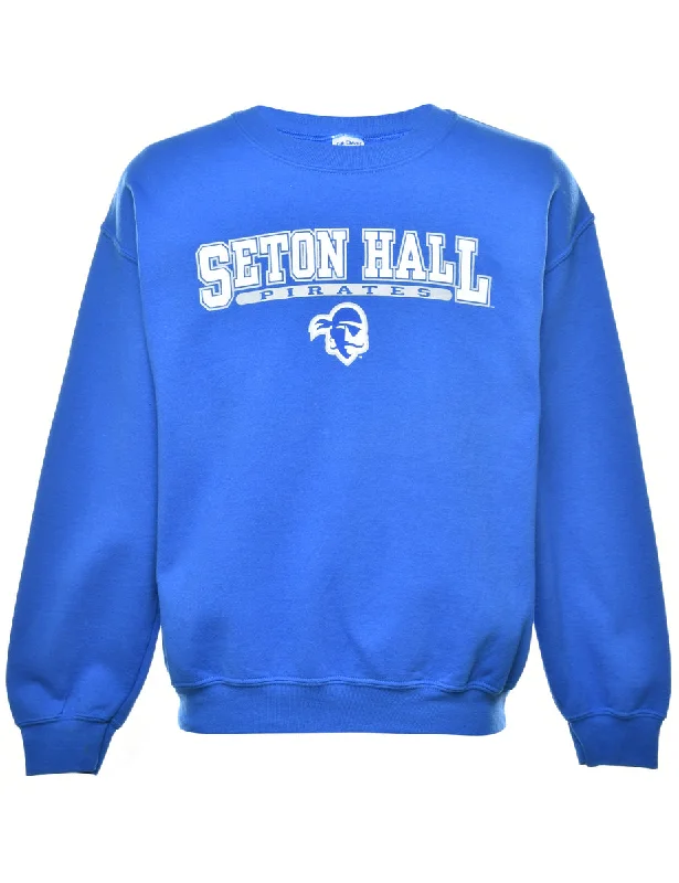 Seton Hall Pirates Printed Sweatshirt - M