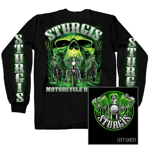 Sturgis 2022 Motorcycle Rally #1 Design Sleeve Tee