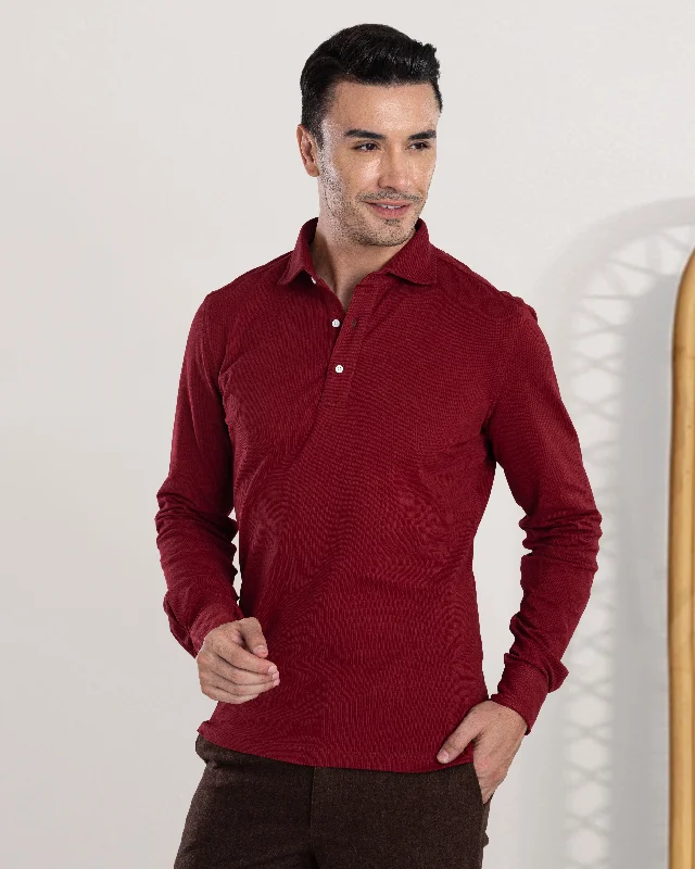 Maroon Polo T-Shirt