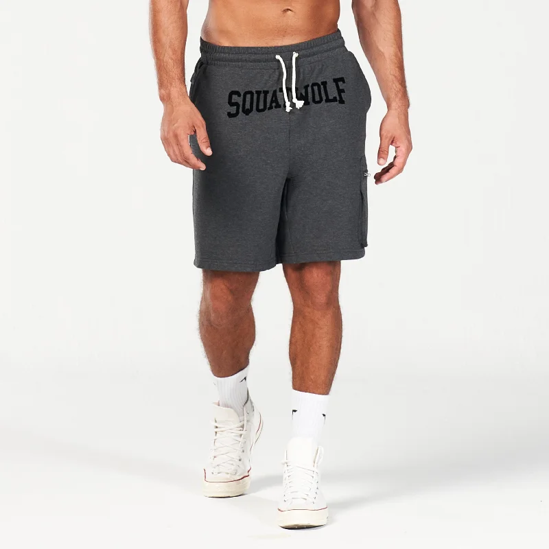 Golden Era New Gen Jogger Shorts - Black Marl