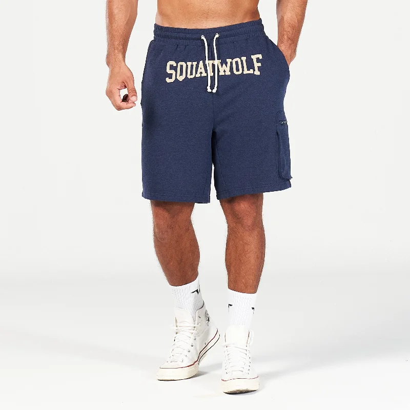 Golden Era New Gen Jogger Shorts - Navy Marl