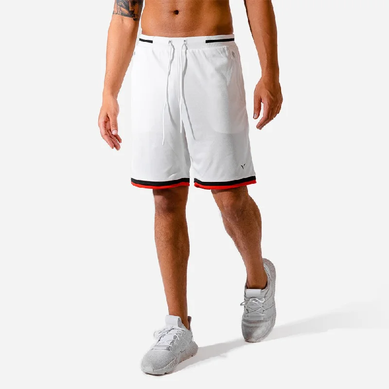 Hybrid Basketball Shorts - White