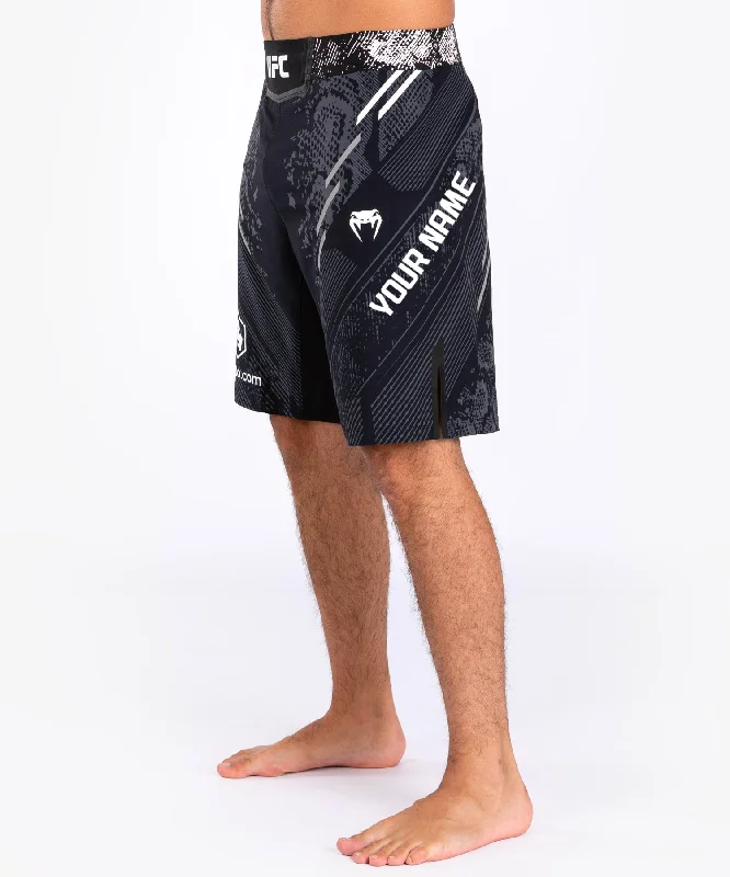 UFC Adrenaline by Venum Personalized Authentic Fight Night Men's Fight Short - Long Fit - Black